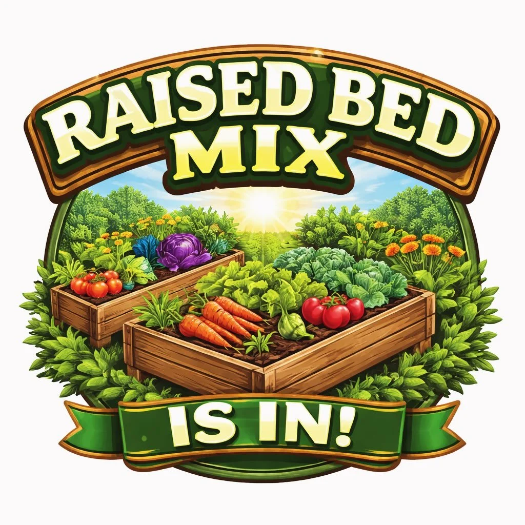 It&rsquo;s almost Spring and we have what you need. We have a new all purpose mix in bulk which is great for Raised Beds and anything you decide to plant in the ground this year. A combination of Pine Fines, Compost and Sand which would be great for 