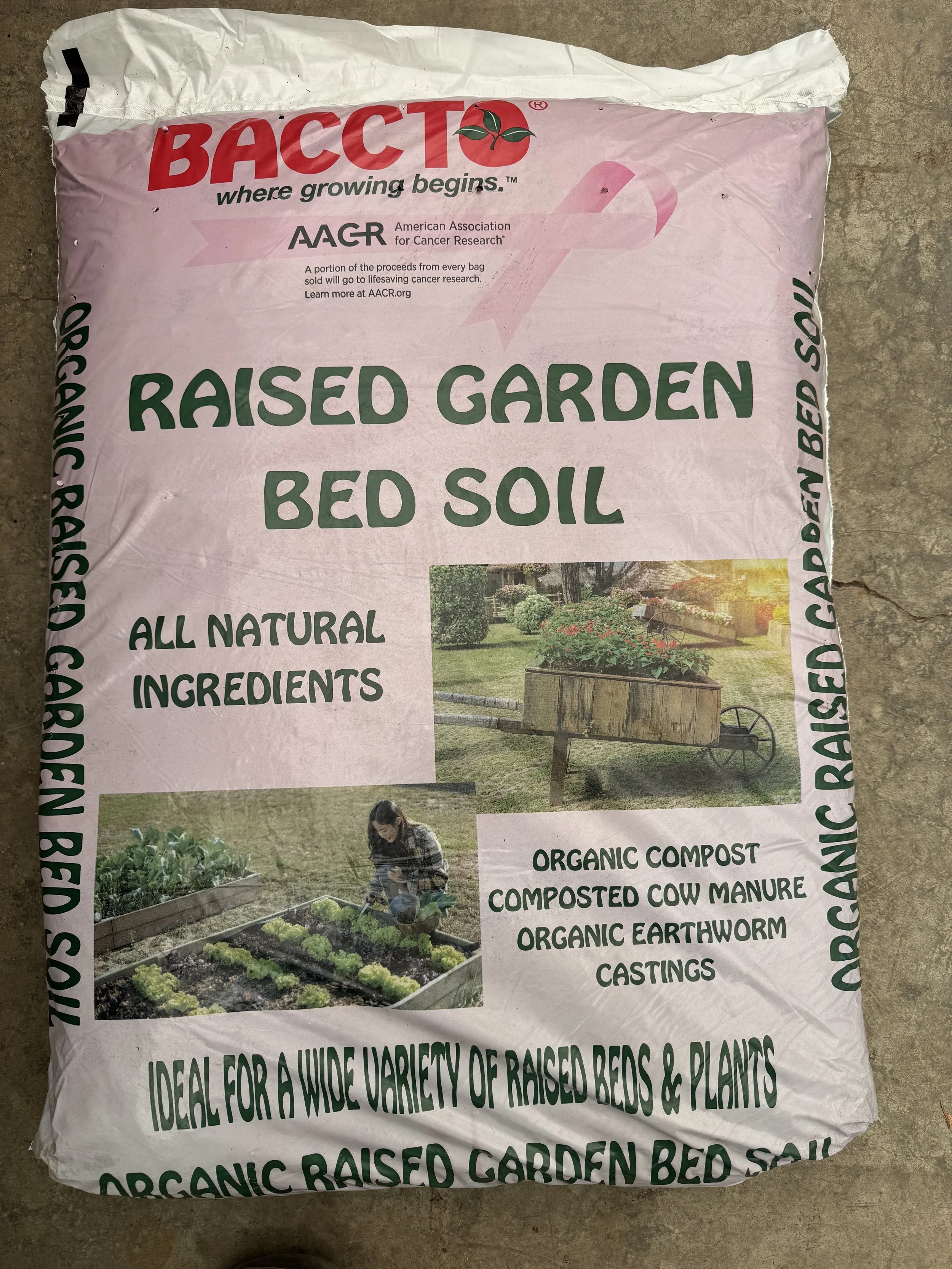 BACCTO ORGANIC RAISED BED SOIL 1.5CUFT