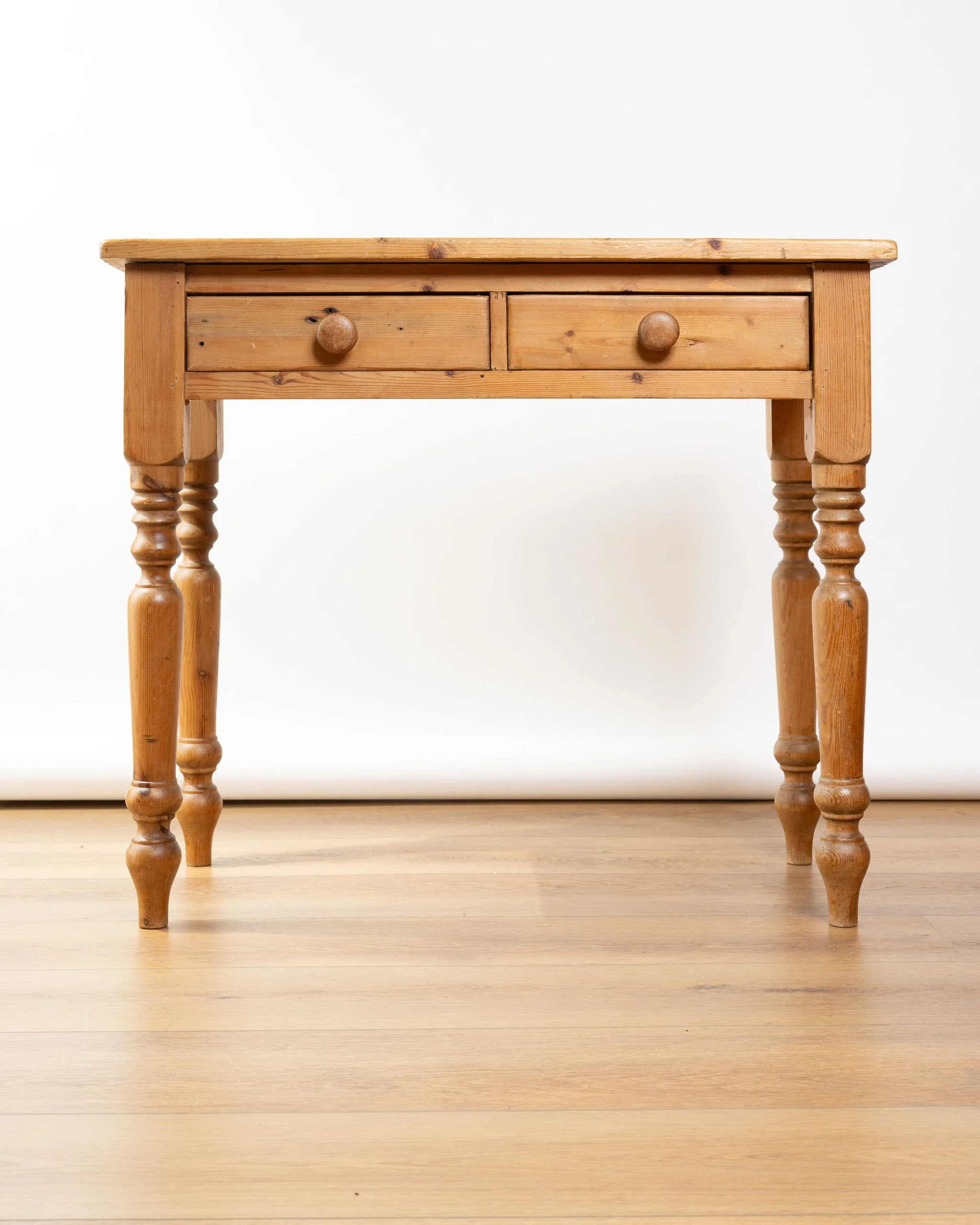 Antique Pine Console Table