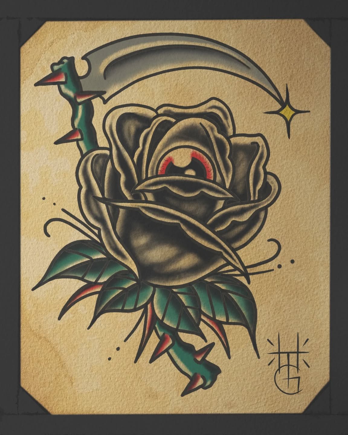 I'm in love with this one. Someone get it before I do. 

@blackhorizontattoo

#traditionalrose
#pittsburghtattoo
#pittsburgh