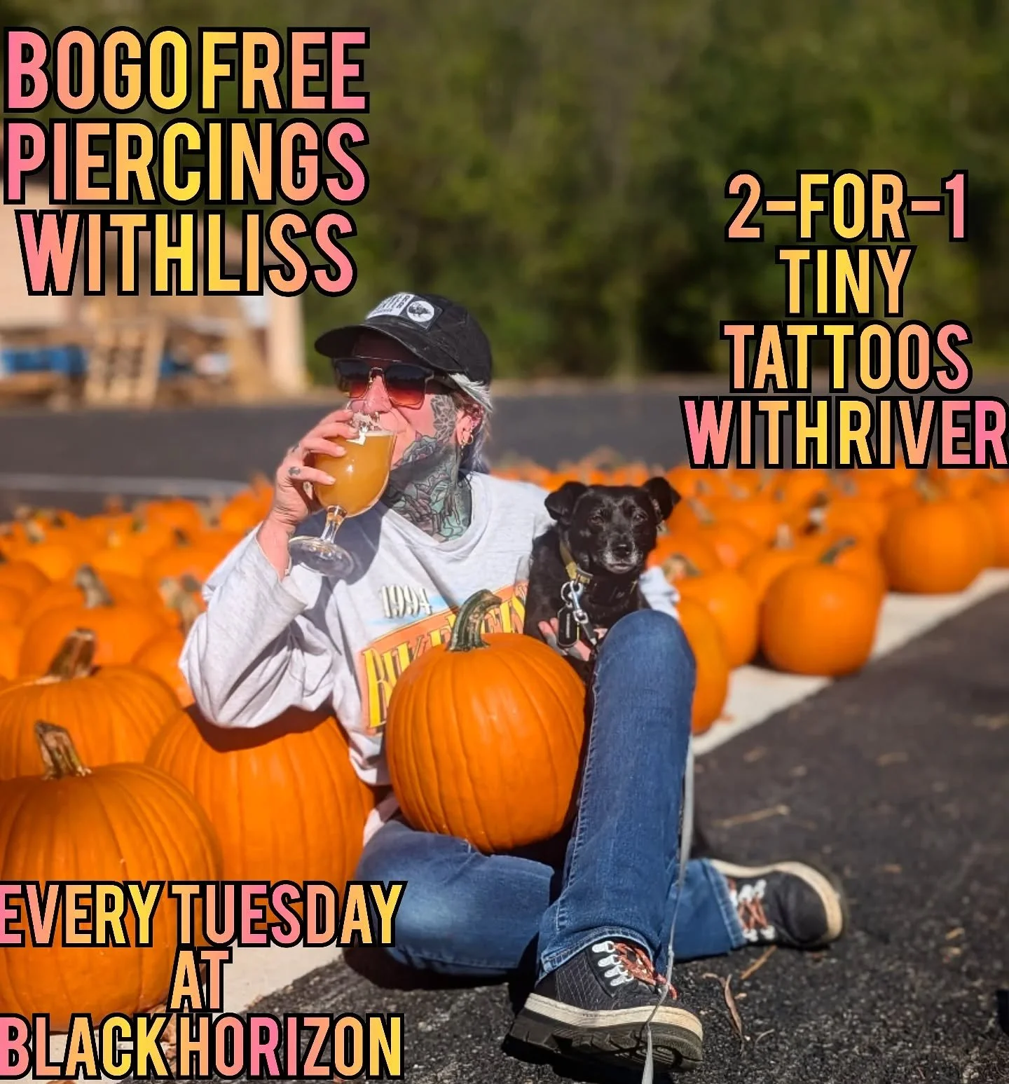 It's a Tuesday y'all! BOGO piercings AND tattoos. Come see me and @pokenround

@blackhorizontattoo

140 6th Street
Downtown PGH
15222

#pghjewelry #halloweensale #pghpiercingstudio #downtownpittsburgh #pittsburghtattooshop #pittsburghpiercings #pitts
