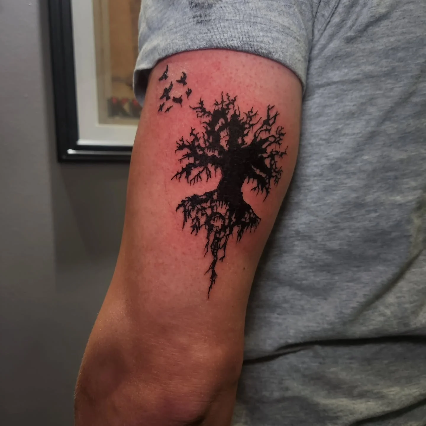 Love trees love blackwork