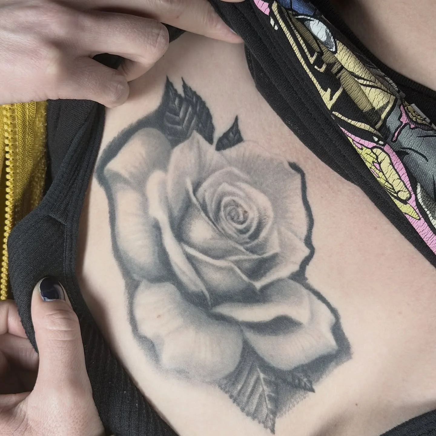 Healed rose from a couple months ago on the homie Lauren!!