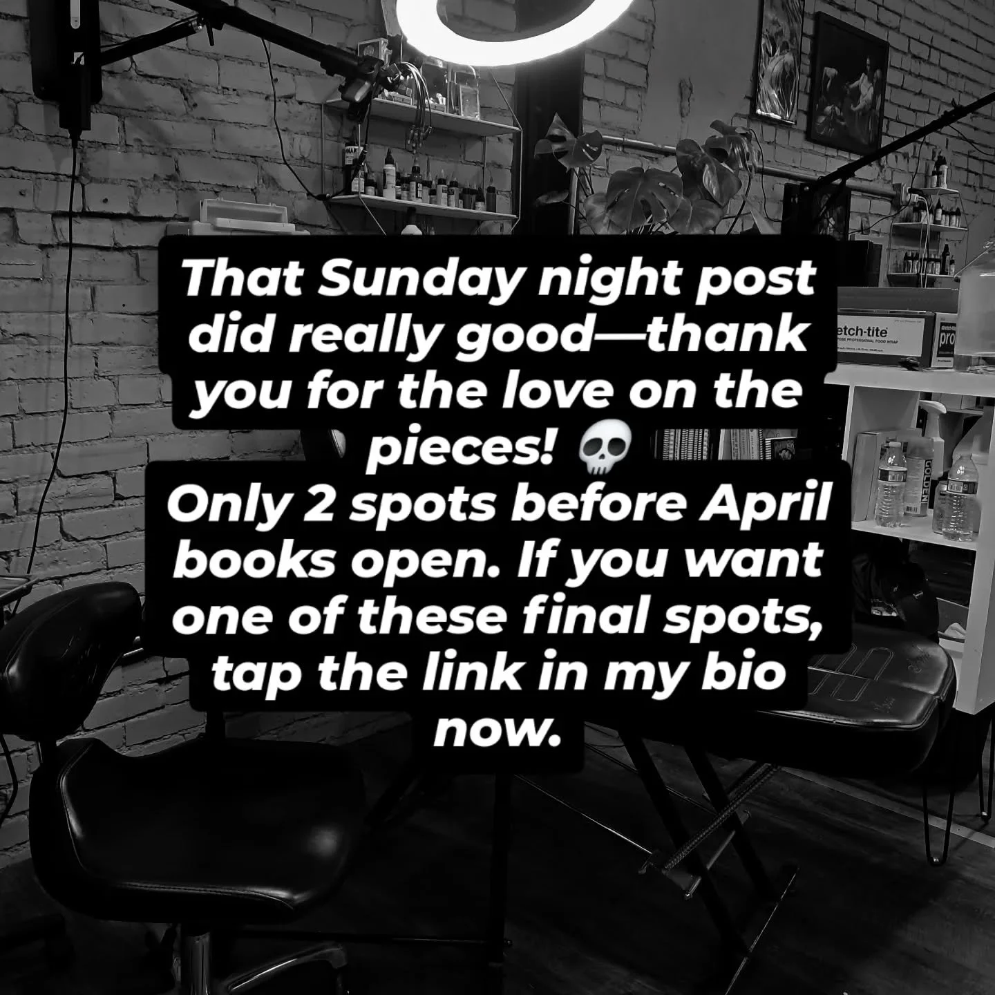 ​The energy in Pittsburgh this weekend was amazing. 🏙️
The goal is always to build something that lasts. 💀
​MARCH UPDATE: My schedule is nearly full following the Expo. I have exactly 2 dates left for this month before I open April books.
​If you h