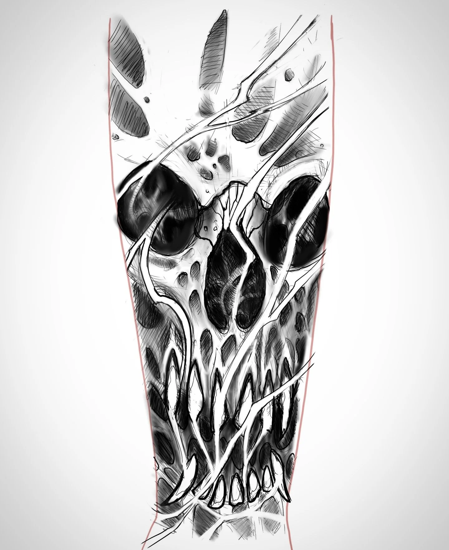 Huge discount on this design and any other Monster Mech/Biomech tattoos! I&rsquo;ve got plenty of dates open April-May! Hit me up if you&rsquo;re interested in getting some sick tattoos at a discount!!
