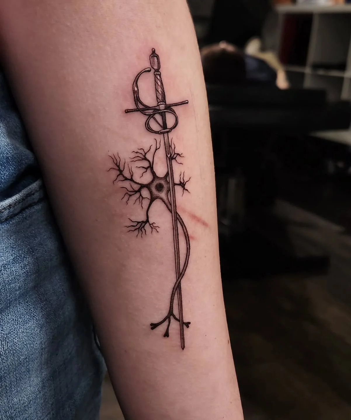 Super sweet tattoo from the otherday. 
Books are open 
Thanks for looking
.
.
.
.
.
#tattoo #microrealism #blackandgreytattoo #alternative #pittsburghpa