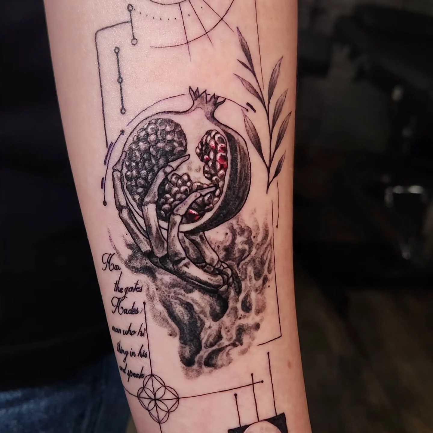So happy to finished this piece last night. Had a blast.
Thanks for looking
Books are open. 
.
.
.
.
#tatyoo #blackandgreytattoo #fineline #greekmythology #hades