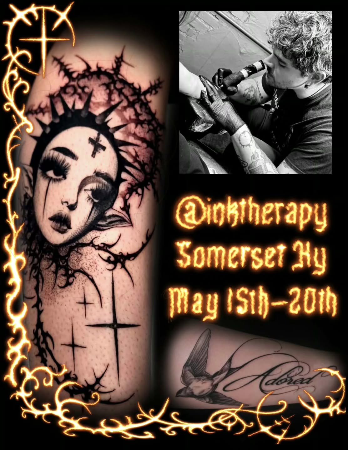 Ill be returning to @INKTHERAPYSOMERSETKY
for a week. 
I already have one day booked so please message me with inquiries about appointments and pricing and I hope to see all my regulars there.
Thanks for looking
.
.
.
.
.
#tattooer #somersetky #trave