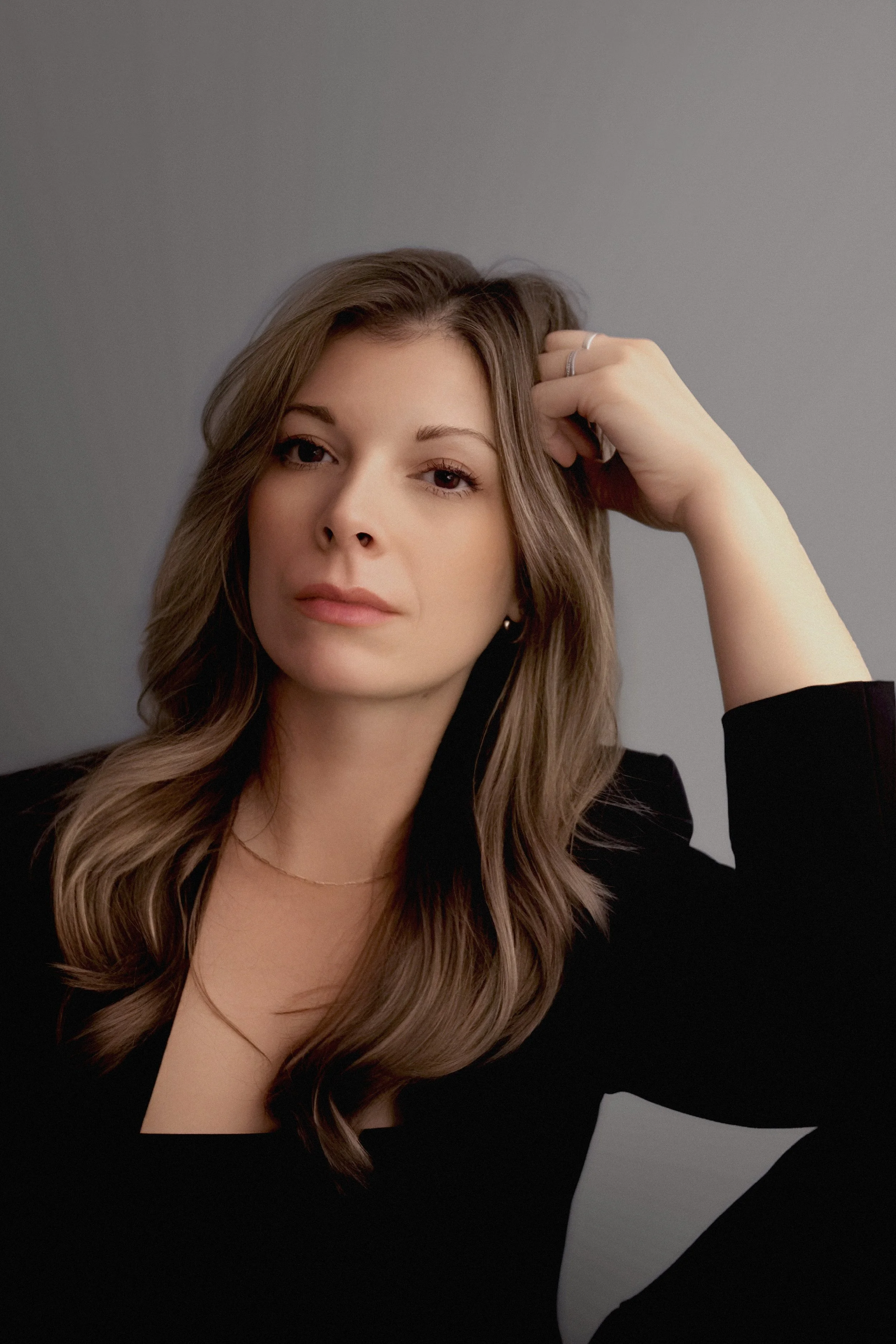 Woman looking at the camera