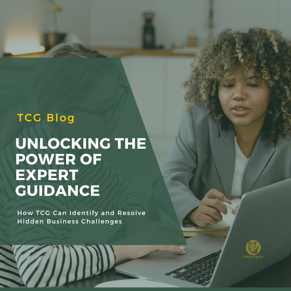 Unlocking the Power of Expert Guidance: How Outside Firms Like Tidrow Capital Group Can Identify and Resolve Hidden Business Challenges