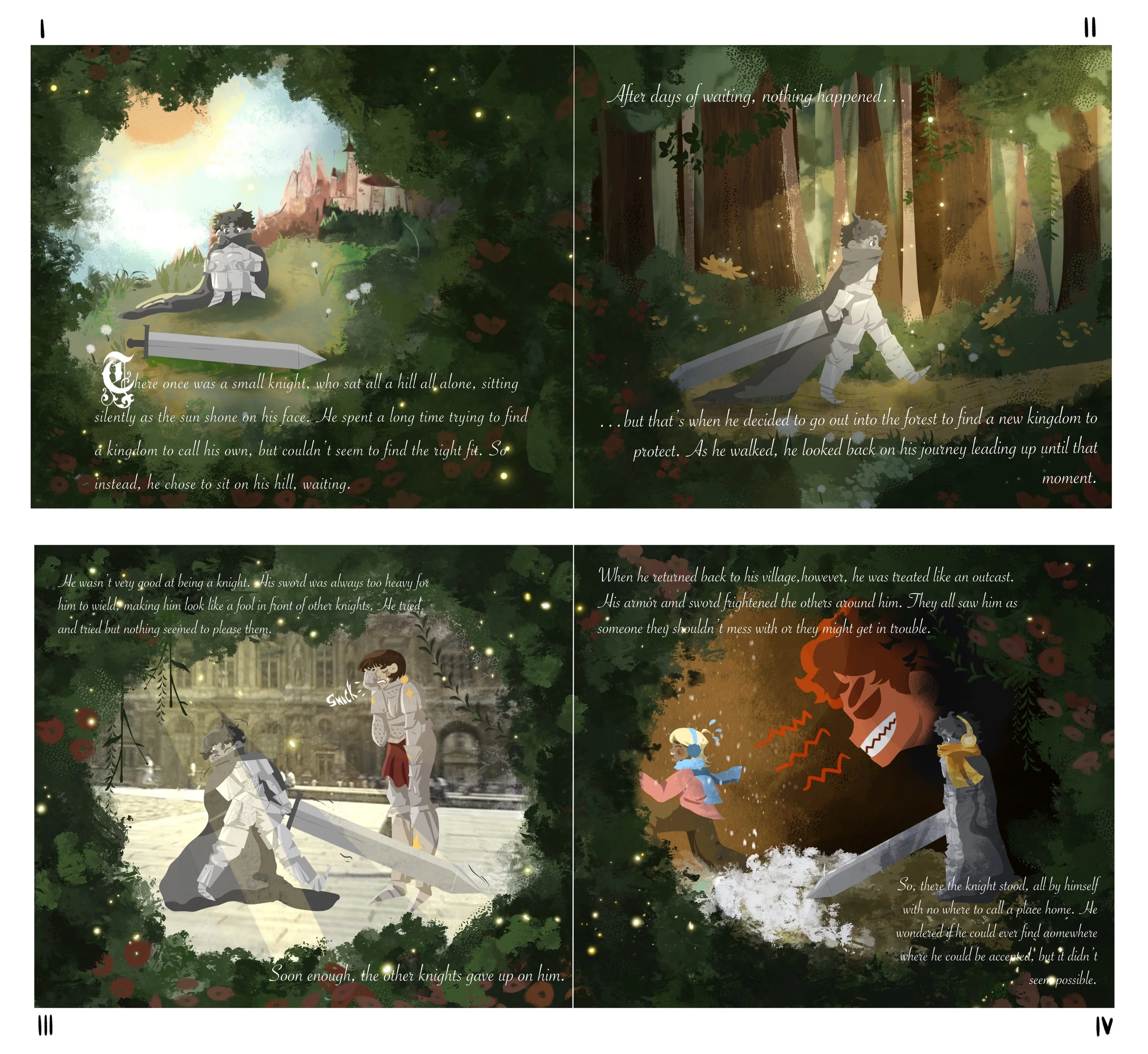 "The Silent Knight" Pages 1-4