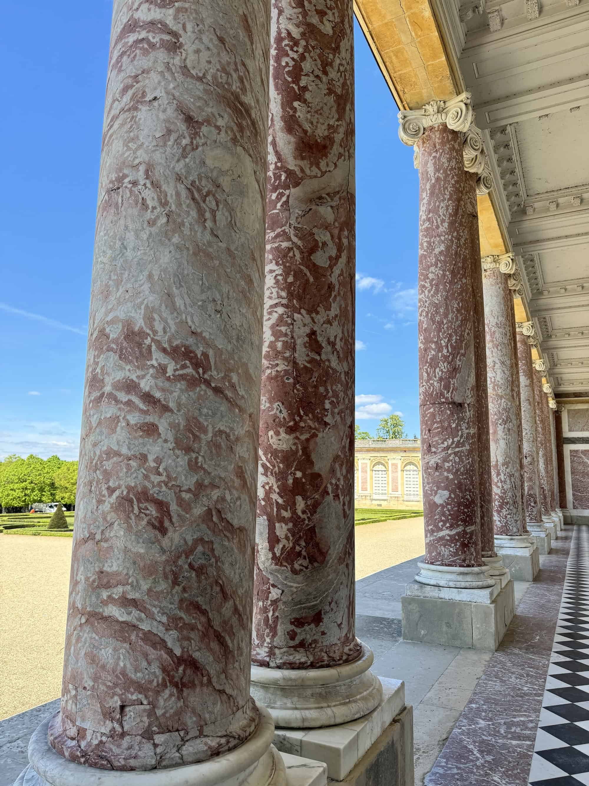 Architectural Elegance of the Grand Trianon’s Marble Columns