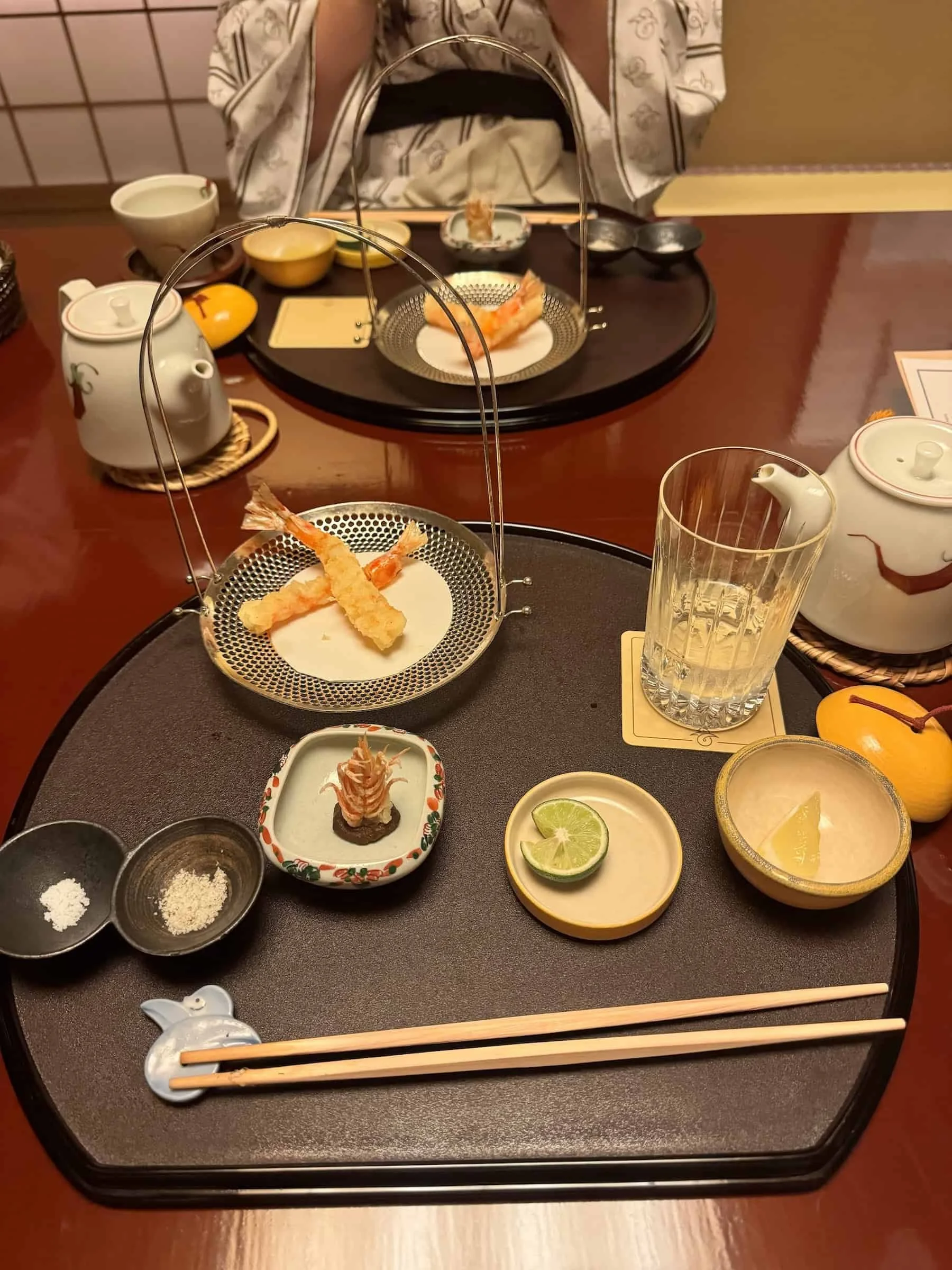 Tempura Dish in Kyoto Restaurant