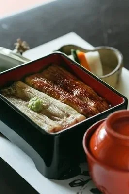 Unagi Duo at Unakiku, a Nara Specialty