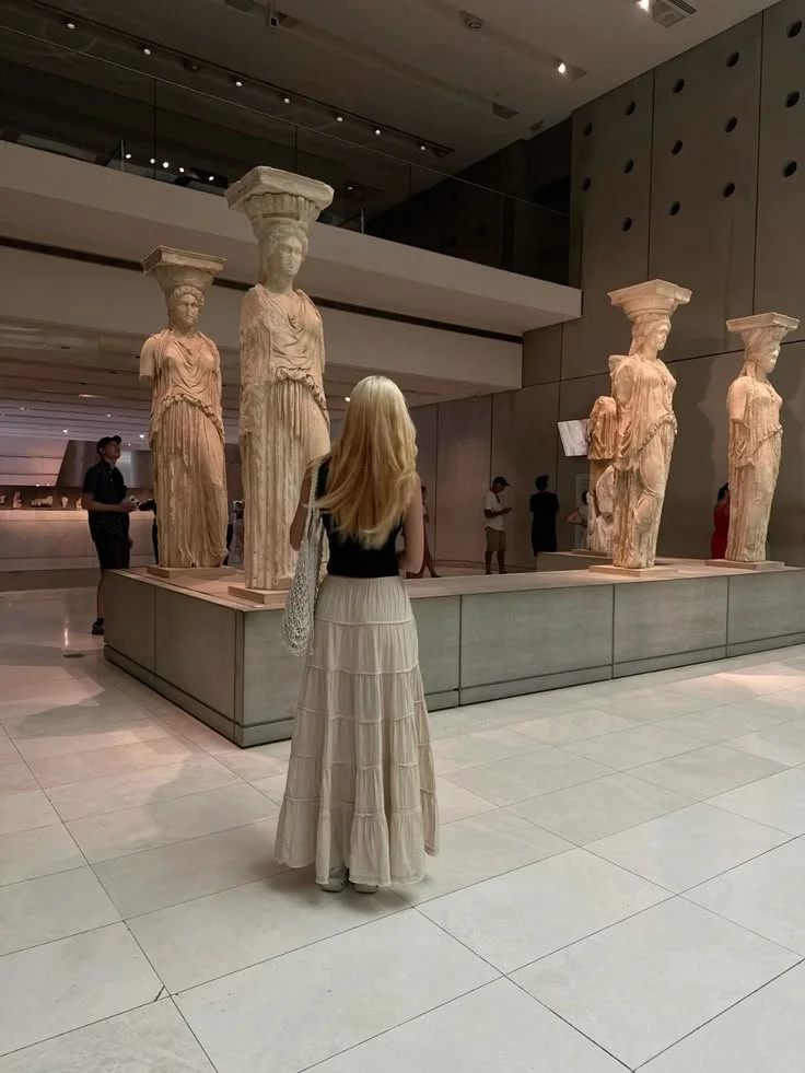 Soft Neutrals &amp; Structured Tiers at the Acropolis Museum