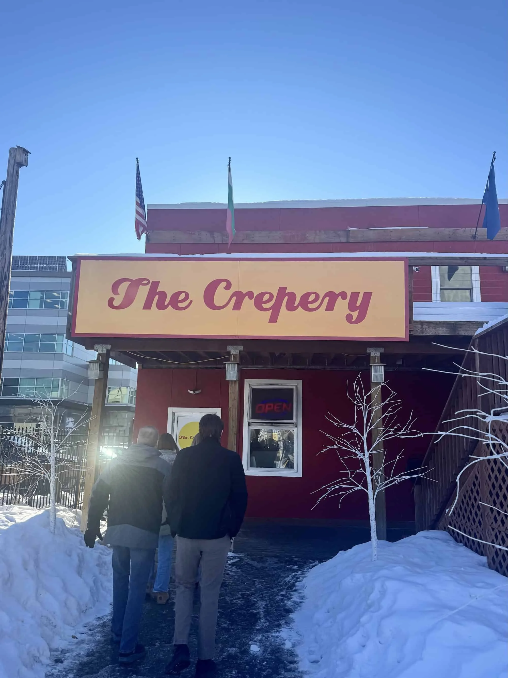 The Crepery Fairbanks Café Exterior