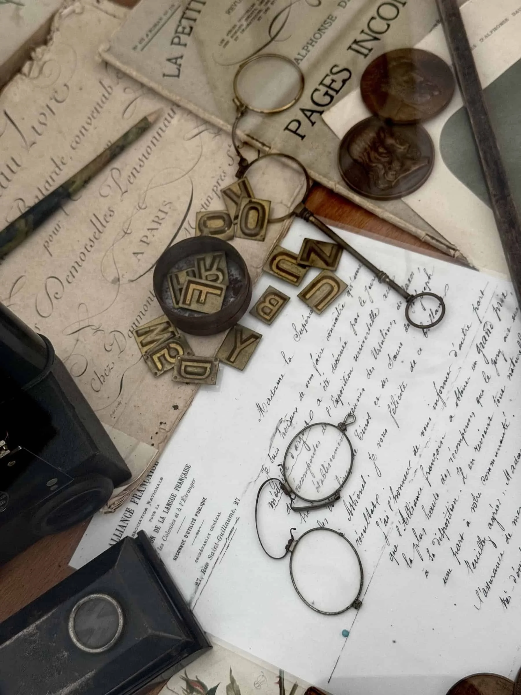 Vintage Documents and Artifacts from the Ursuline Girls’ School