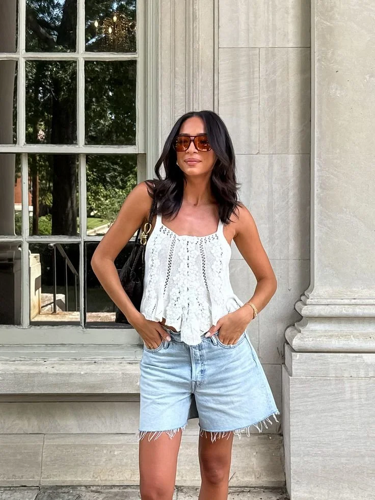Everyday Denim Shorts for Naxos Travel