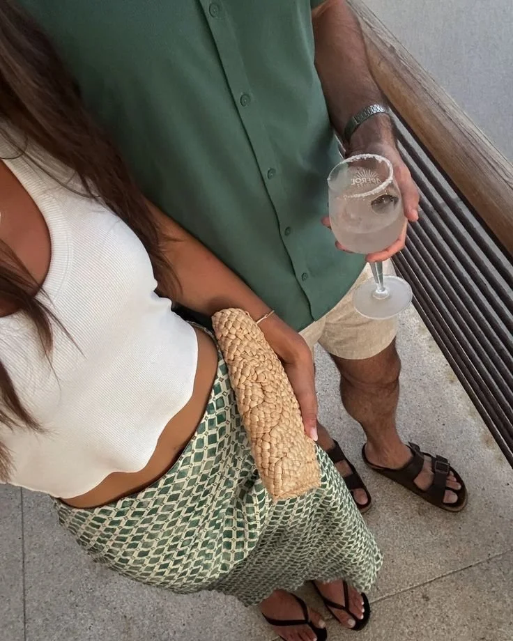 Olive Green Look for Evenings in Naxos