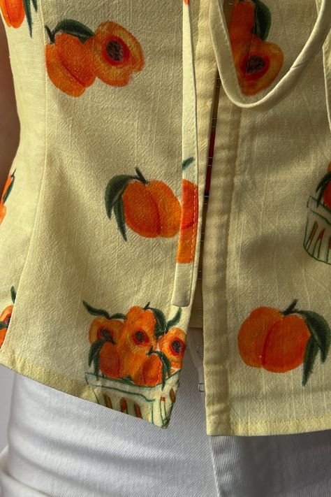 Produce-Print Outfit Inspired by Naxos Agriculture