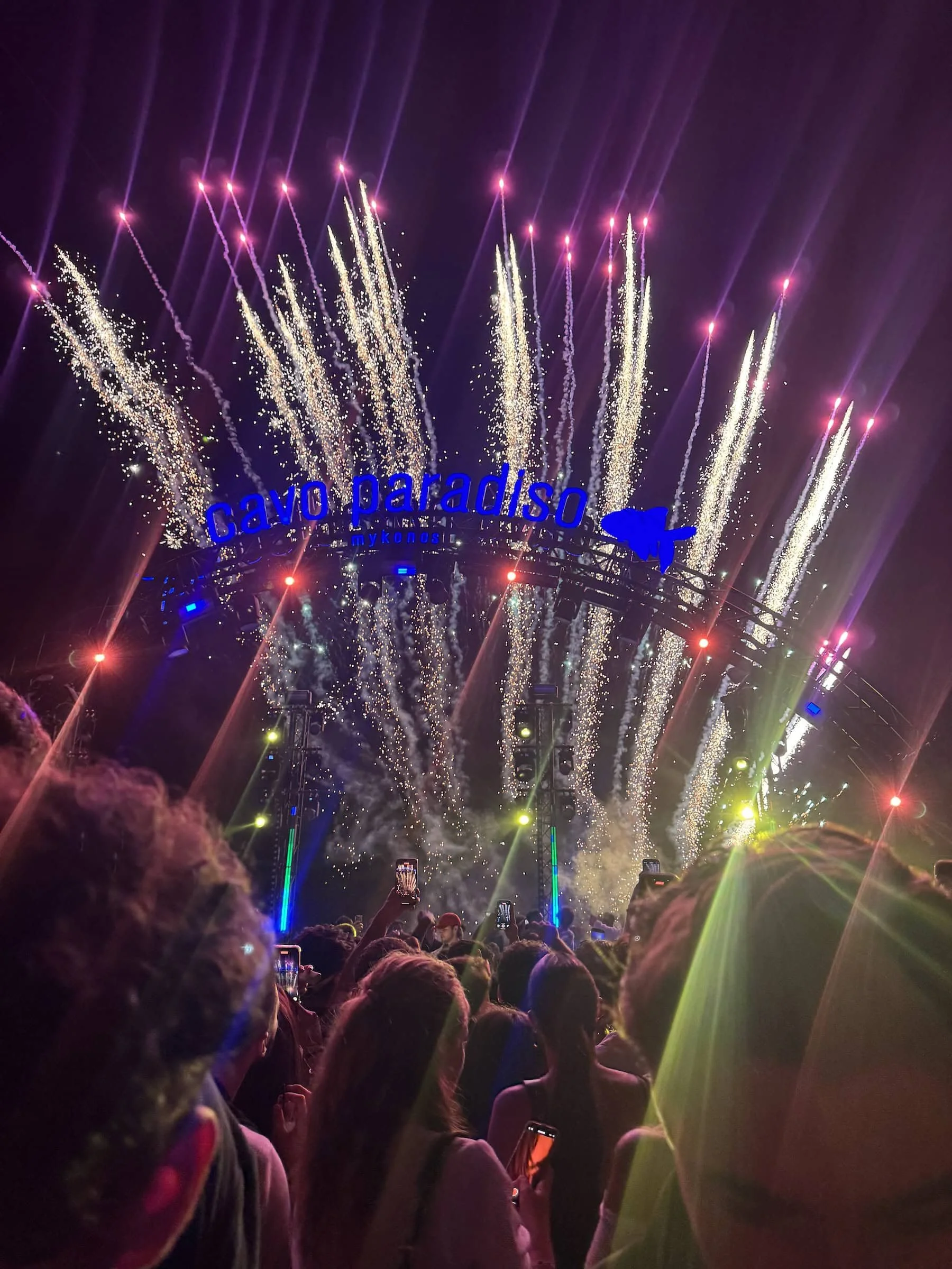 Cavo Paradiso Mykonos DJ Night and Fireworks