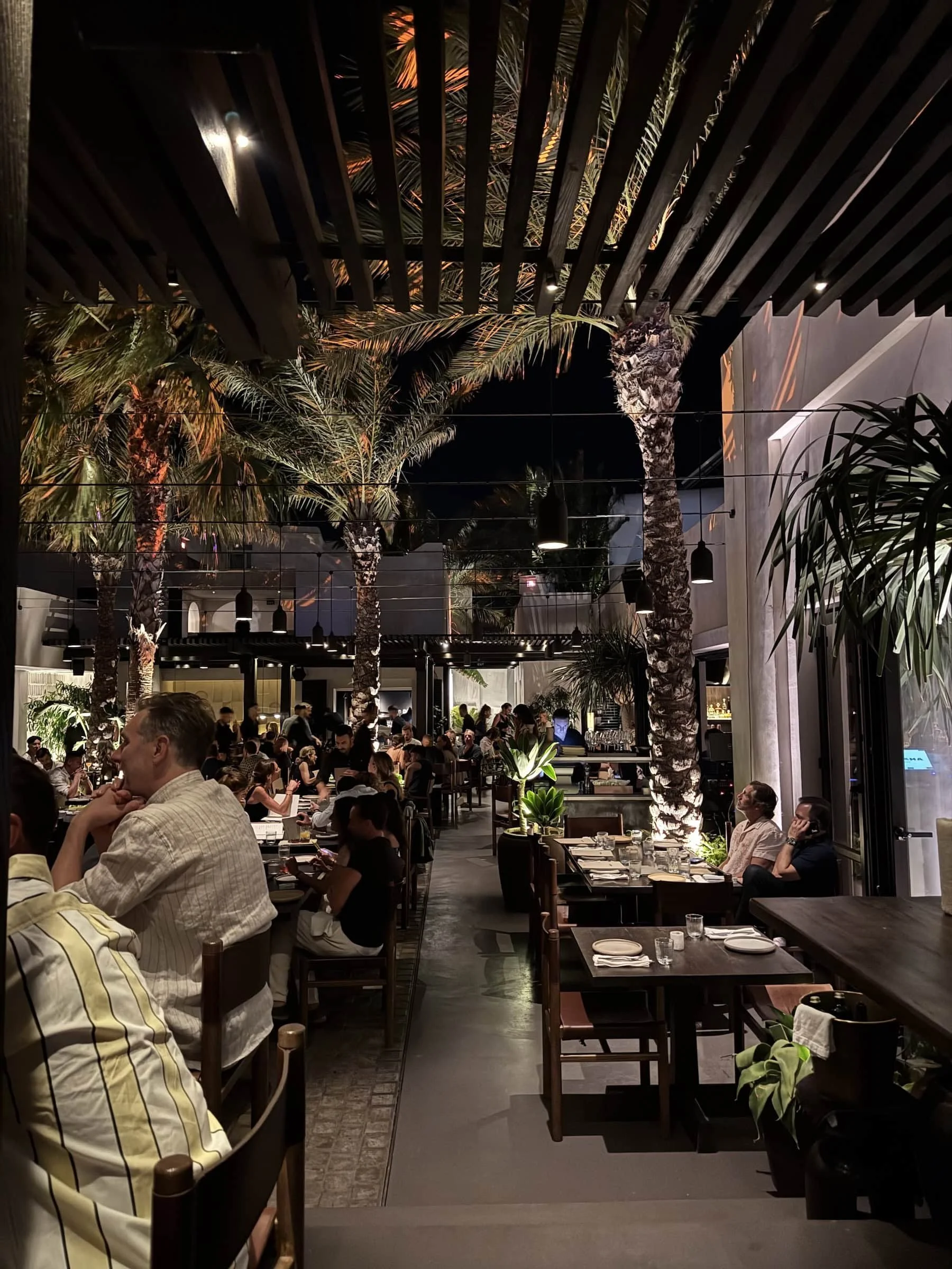 Noema Mykonos Open-Air Dining Atmosphere