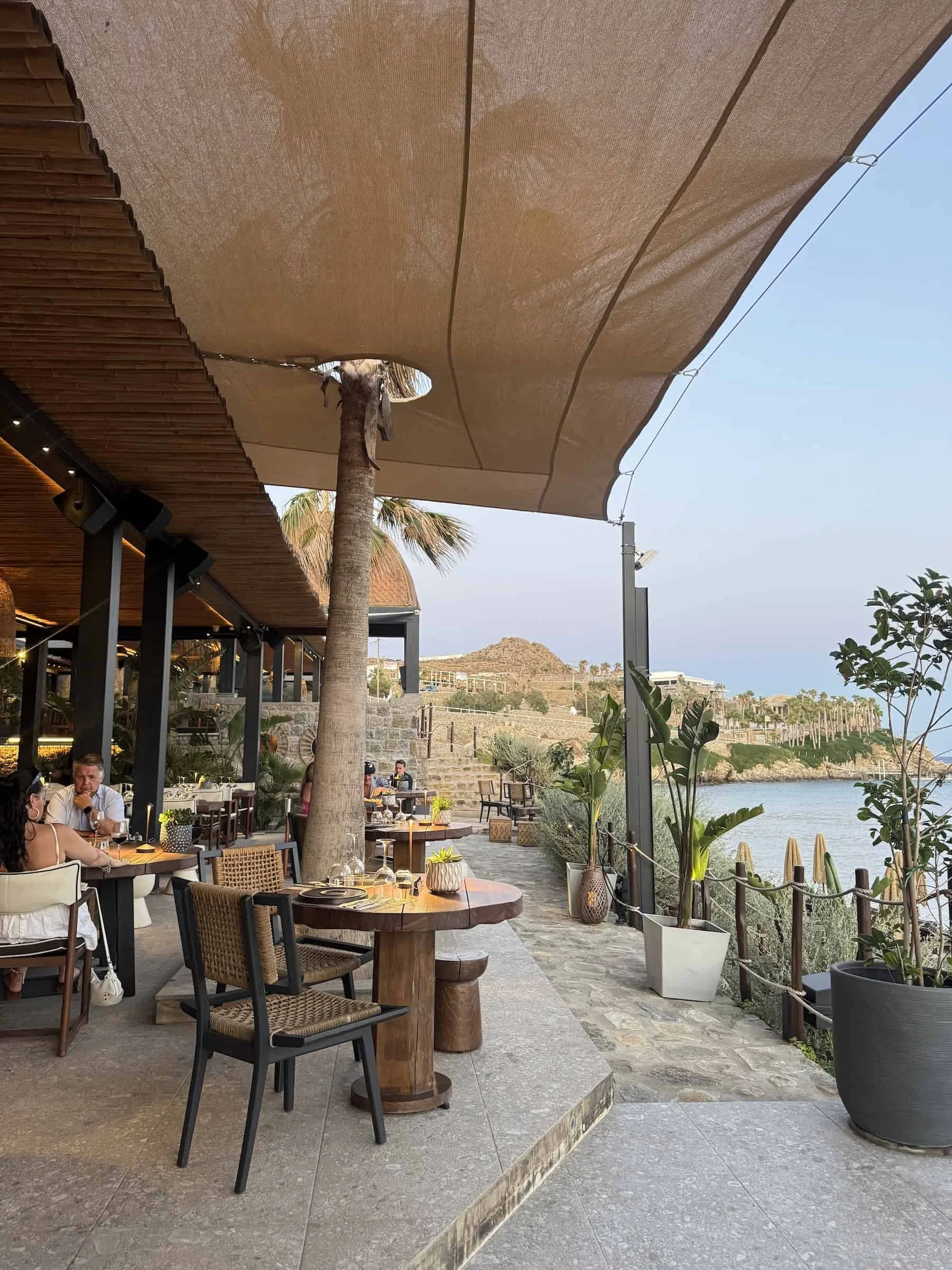 Baladaya Mykonos Seaside Dining Terrace