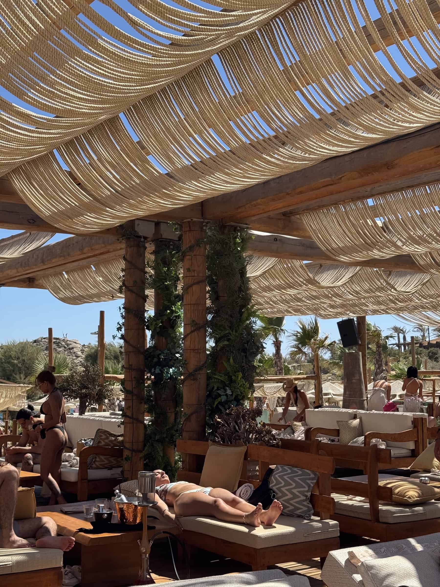SantAnna Mykonos Beach Club Lounge Shade