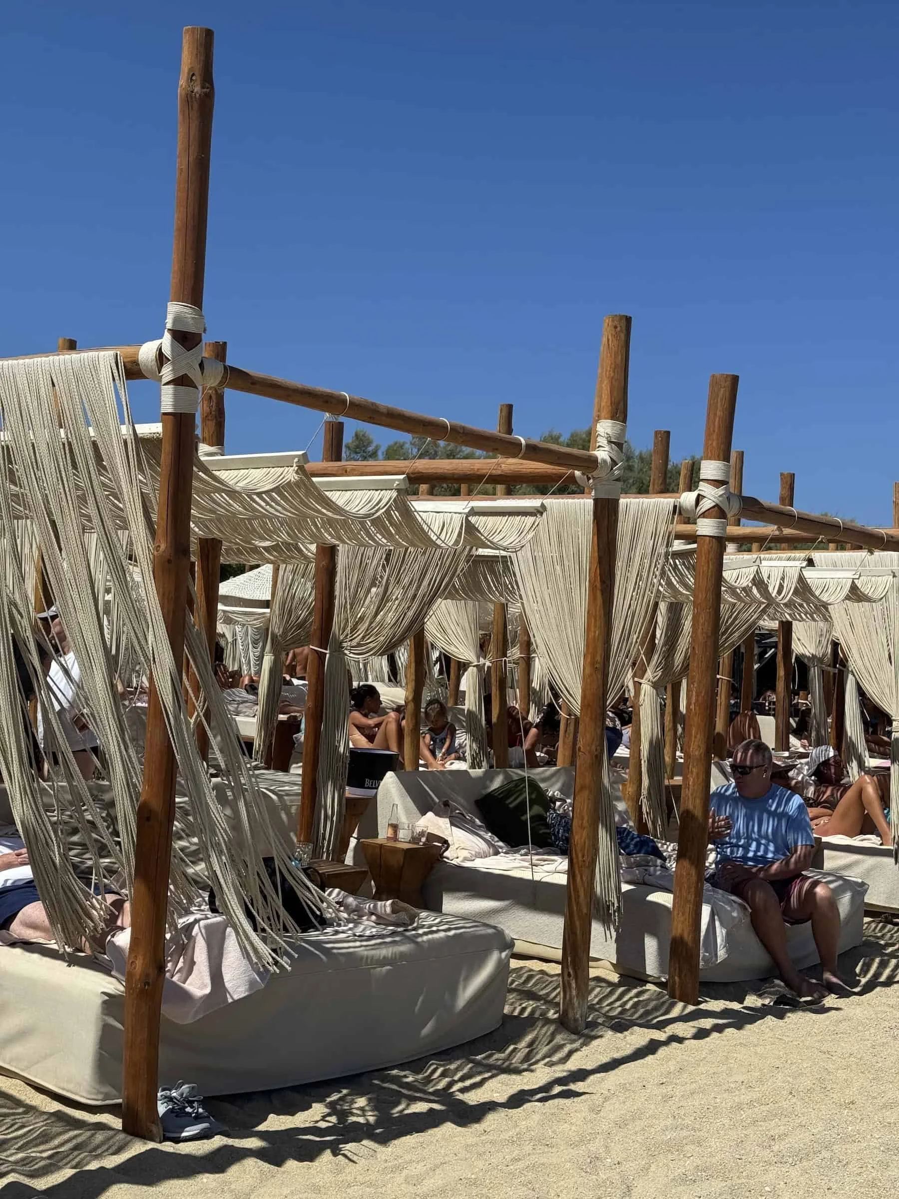 SantAnna Mykonos Cabana Daybeds Beach Club