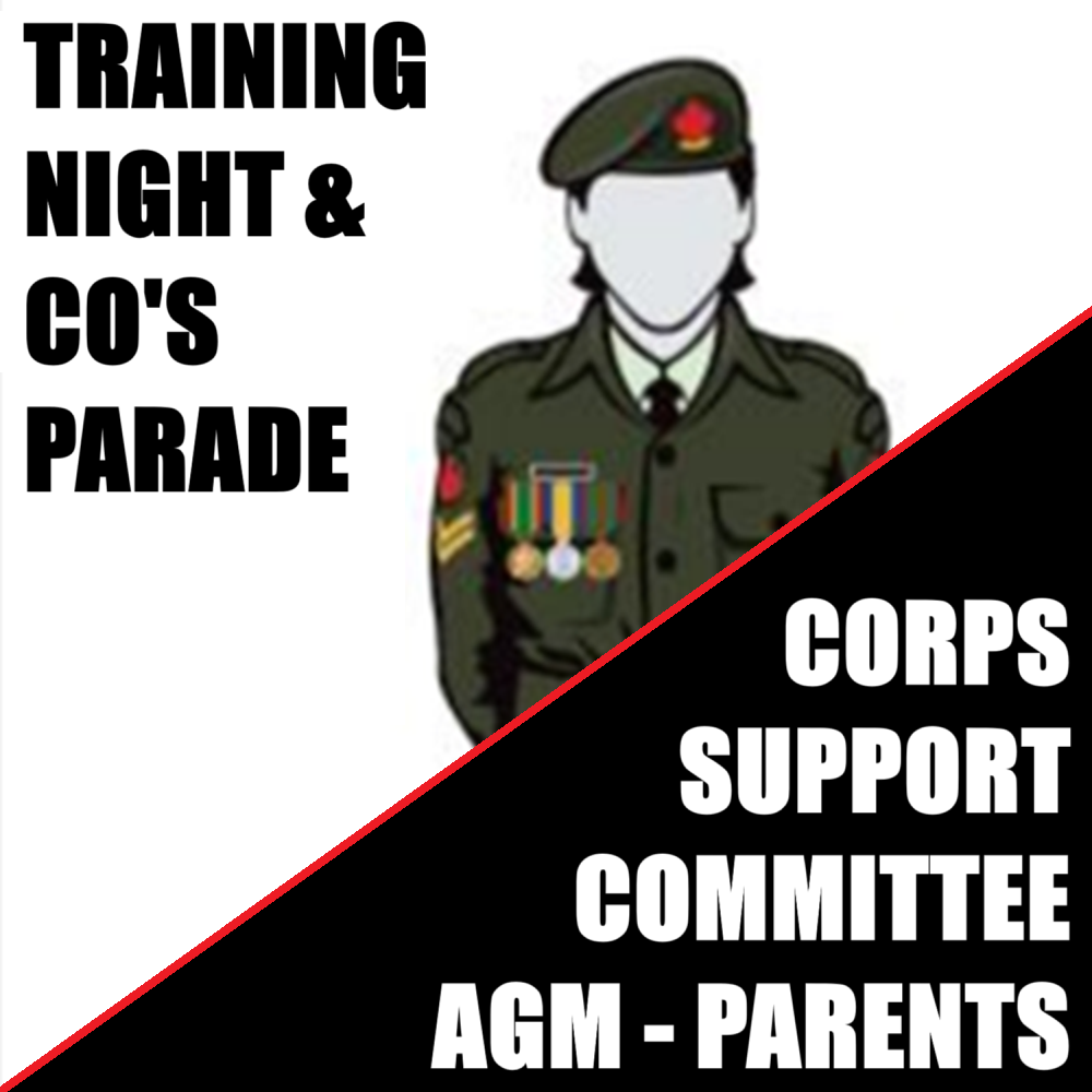 Training Night &amp; CO’s Parade