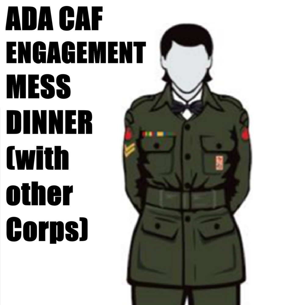 ADA CAF Engagement Mess Dinner (with other Corps)