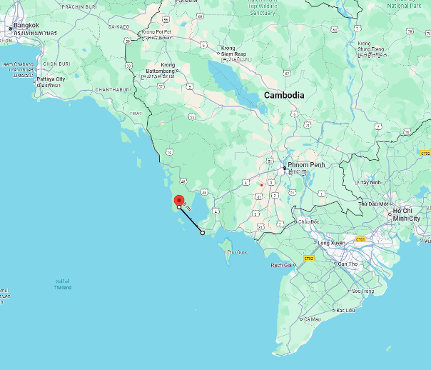 Map of Cambodia