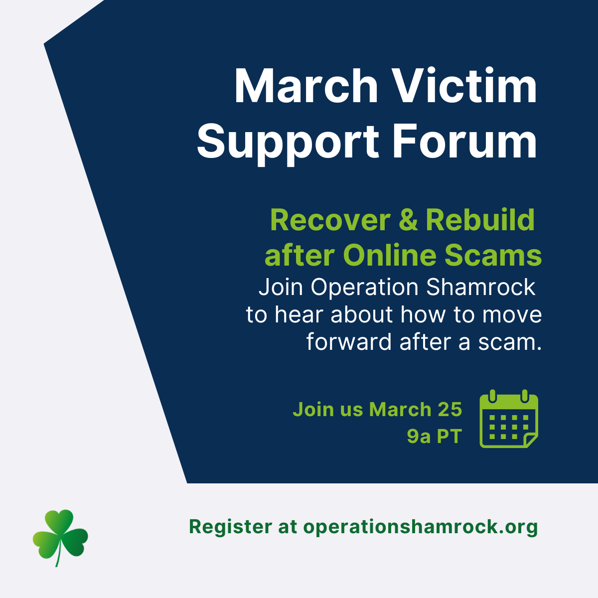 March Victim Support Forum