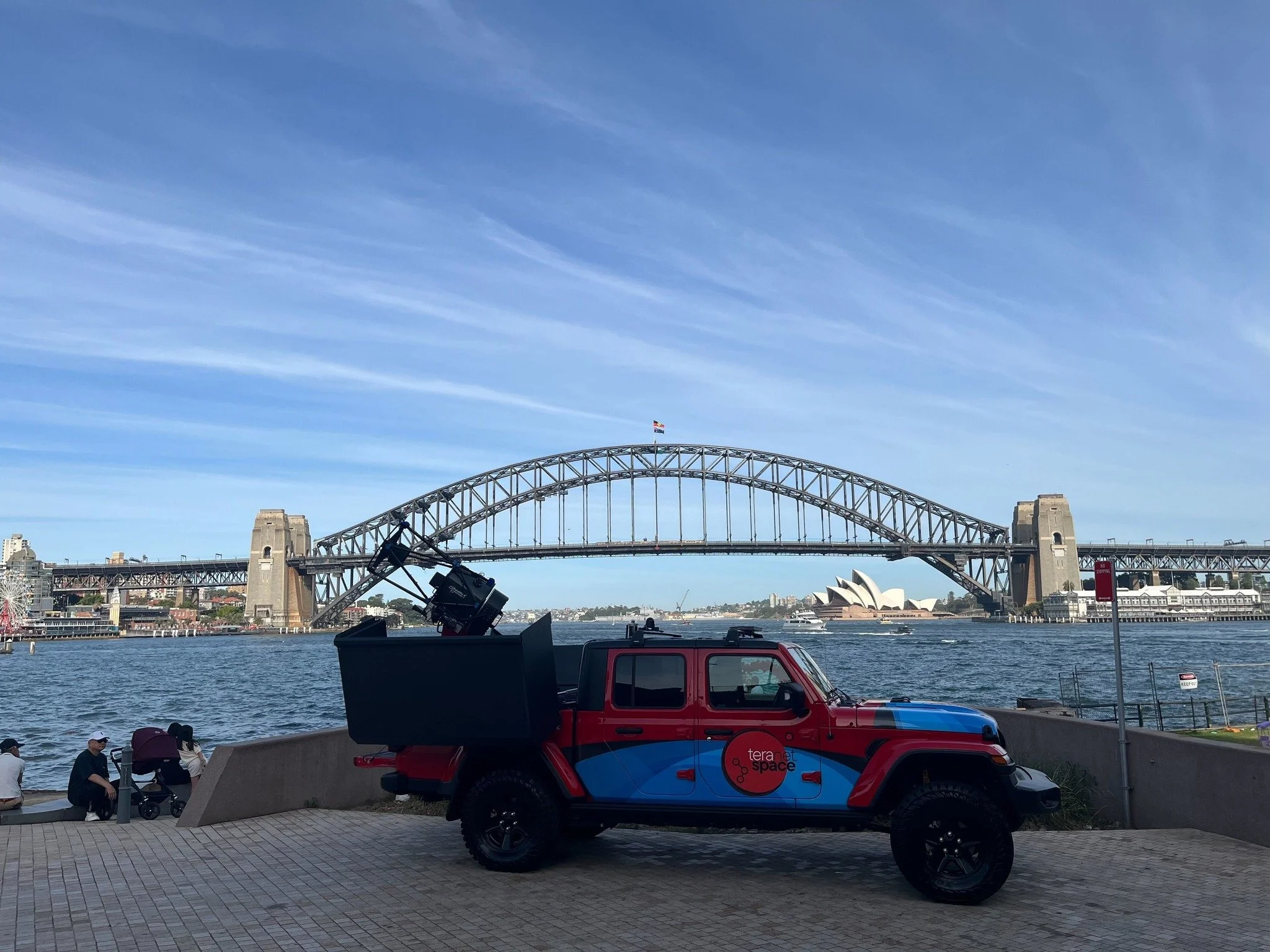 TeraNet stretches coast to coast 🌏

Before heading back to WA after @iac2025sydney the TeraNet team took the opportunity to conduct a laser downlink test from beautiful Sydney. This demonstration highlighted TN-3&rsquo;s rapid deployment capability,