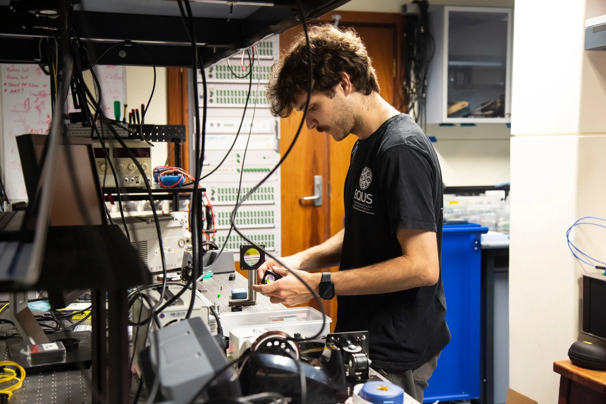 👋 Meet Alex Frost 

Alex has been part of the TeraNet project starting with us as a PhD candidate in February 2023. His work focuses on atmospheric characterisation and optical systems. Casually just exploring how the atmosphere impacts free-space o