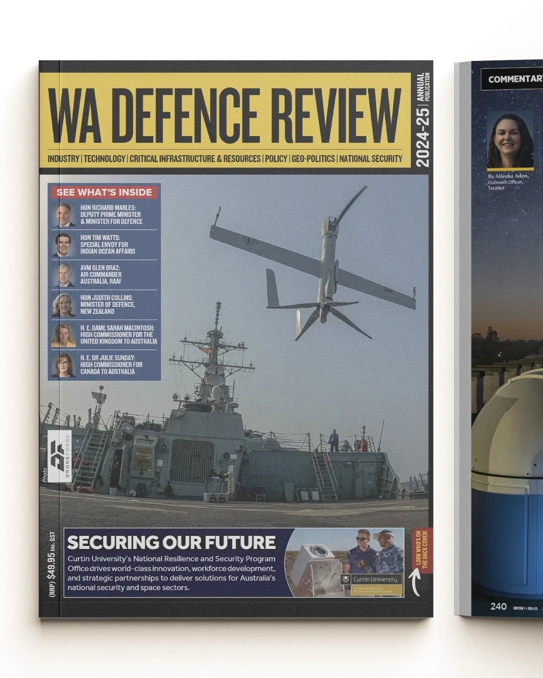 🚀 We&rsquo;re proud to be featured in this year&rsquo;s WA Defence Review, with a four-page spread showcasing how TeraNet is revolutionising secure space communications and strengthening Australia&rsquo;s defence capability from right here in Wester