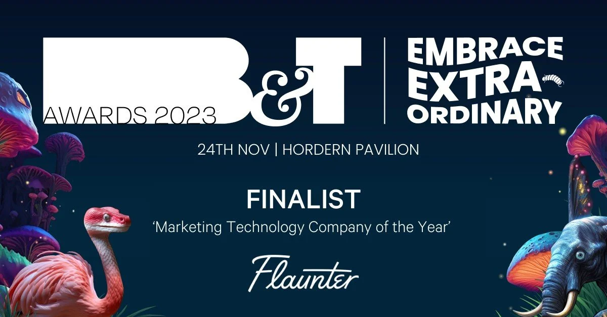 Flaunter Revolutionises PR and Media Landscape, named B&T Australia ‘Marketing Technology Company of the Year’ 2023 Finalist.