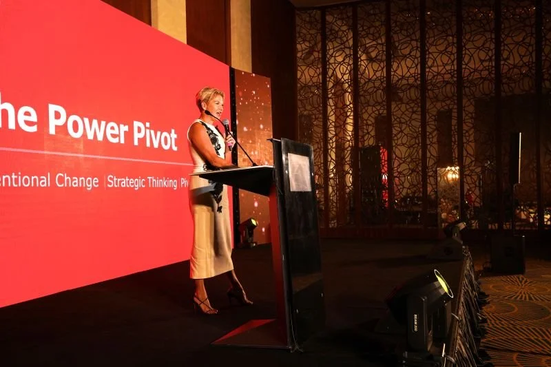 Ashley Davis at the Global Women Leadership Awards in Dubai