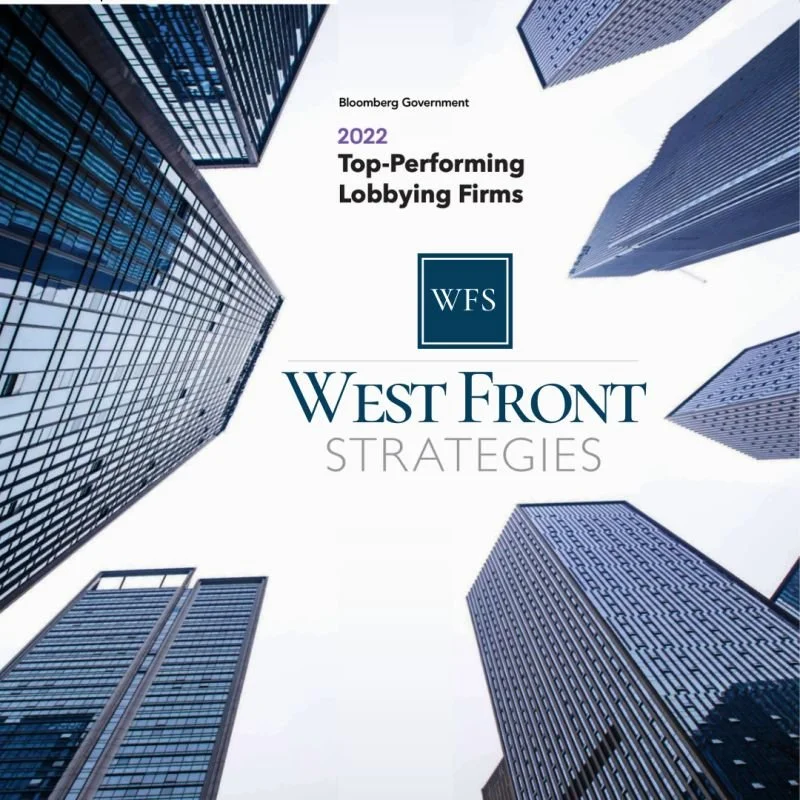 Bloomberg Government Recognizes West Front Strategies as Top Performing Lobbying Firm