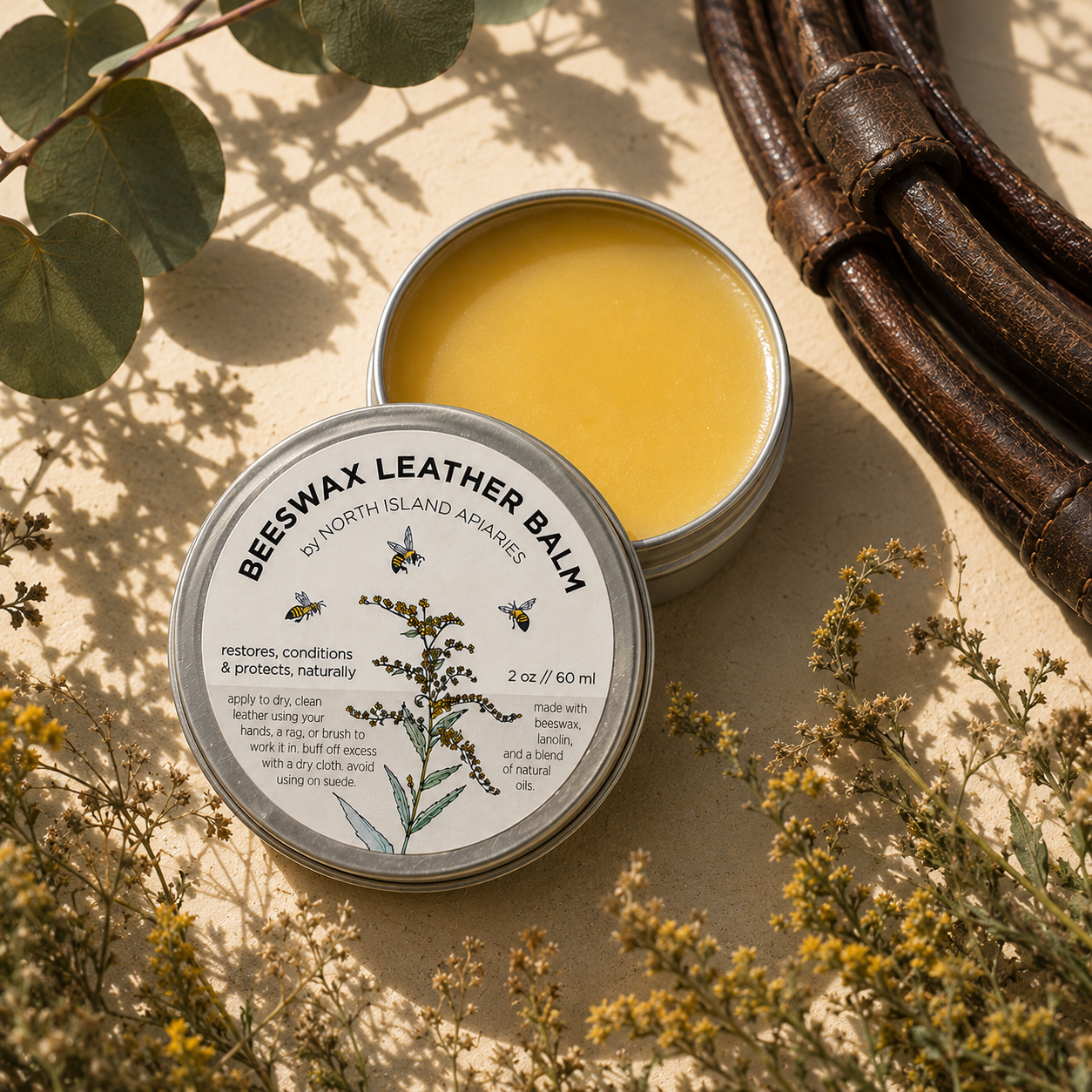 Beeswax Leather Balm