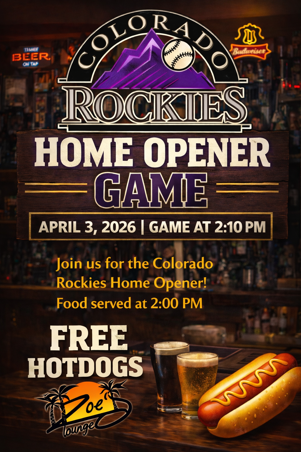 Colorado Rockies Home Opener