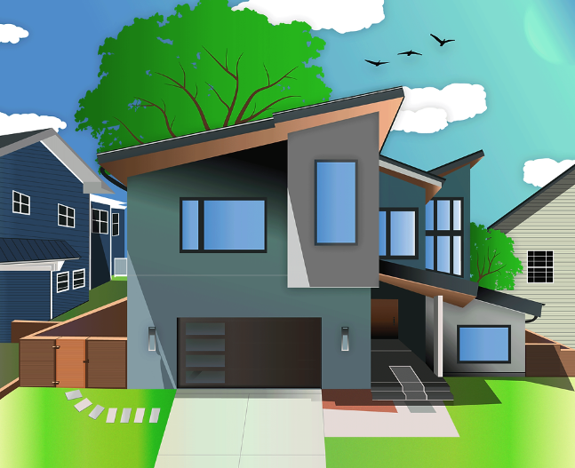 Suburban Perspective (Ai)