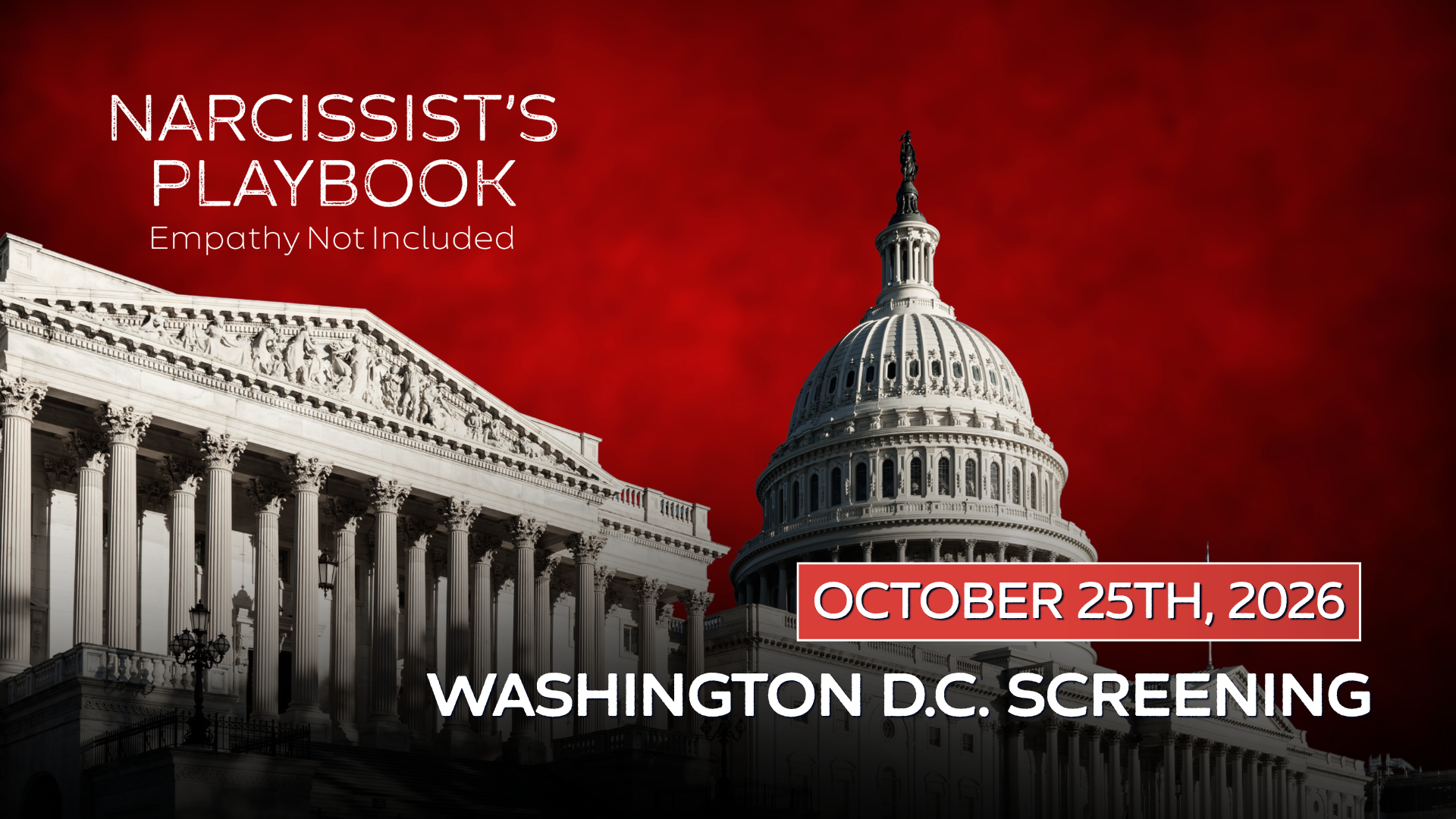 Washington D.C. screening, October 25th, 2026