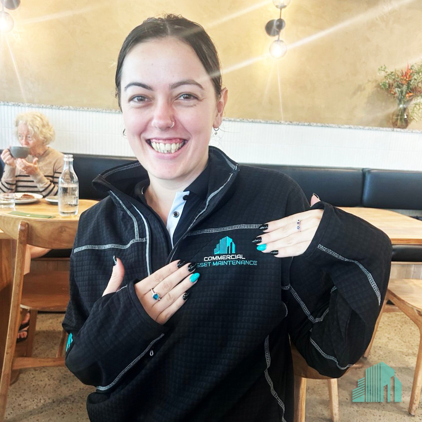 New to the CAM team is Brooke, proudly flaunting our business colours wherever she goes! Originally from New Zealand and now based on the Sunshine Coast, Brooke is a proud mum of four and a commercial cleaning specialist with over 7 years of experien