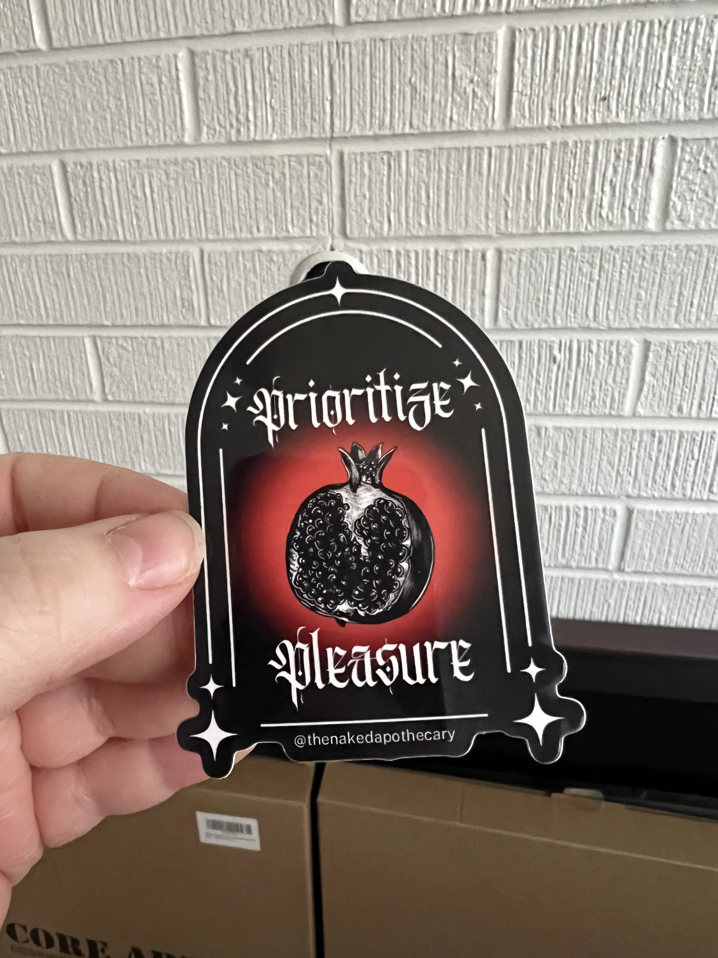 Prioritize Pleasure Sticker