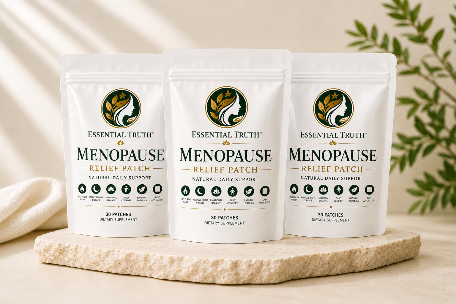 Essential Truth Menopause Patch — 90-Day Supply