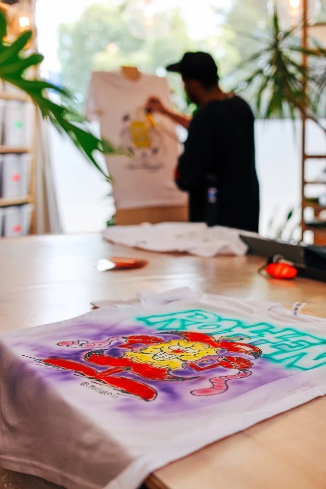 MUCHOS Hand painted tee.JPG