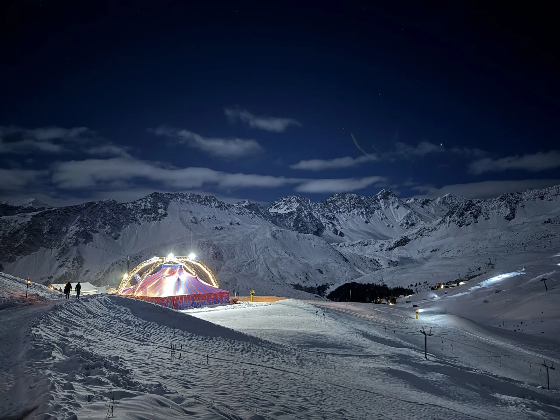 Besuch des Arosa Humorfestivals im Rahmen des Unternehmer:innen-Anlasses "Überflieger" von tfy-consult