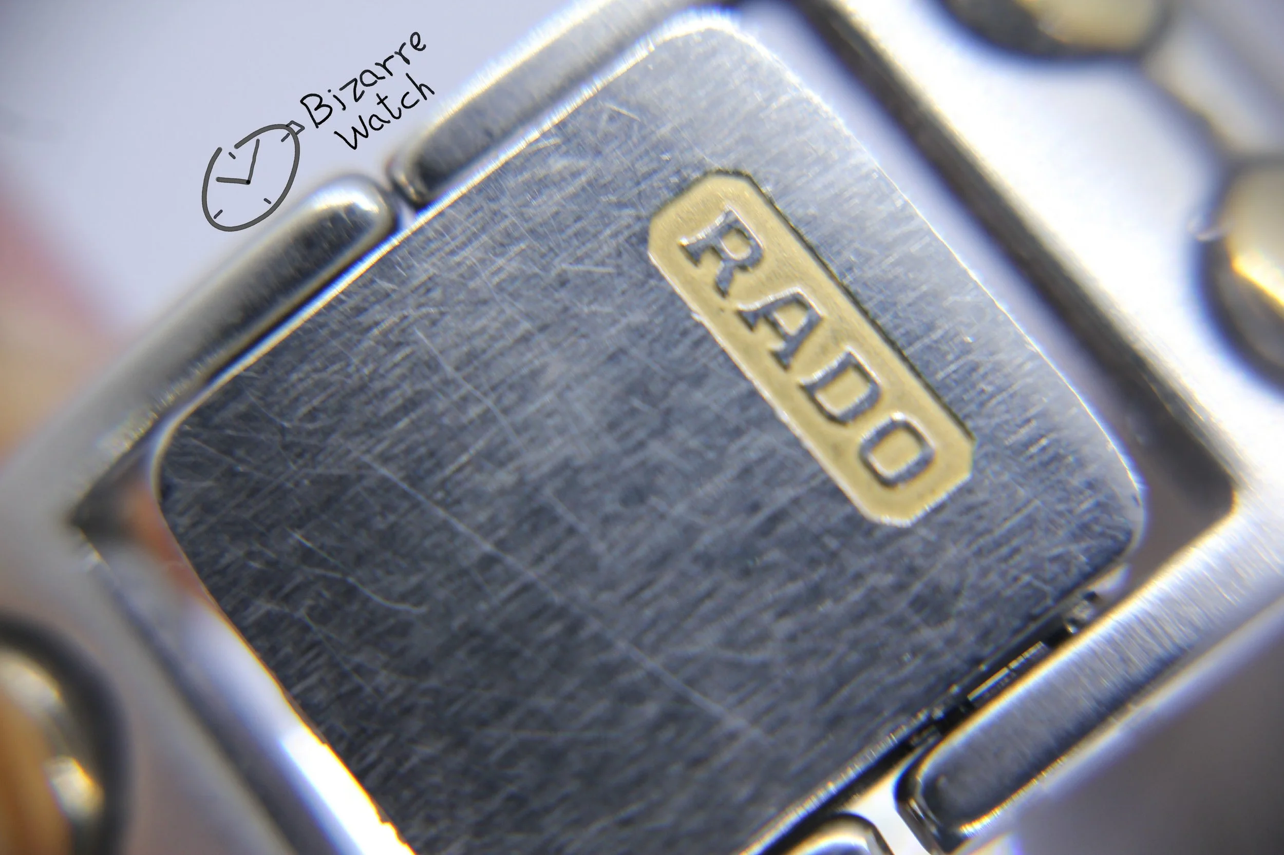 band links Clasp 03068 Vintage Goldplated 24mm Rado Florence 160.3530.2 Two Tone Bracelet Watch women men unisex used preowned pre-owned bizarre