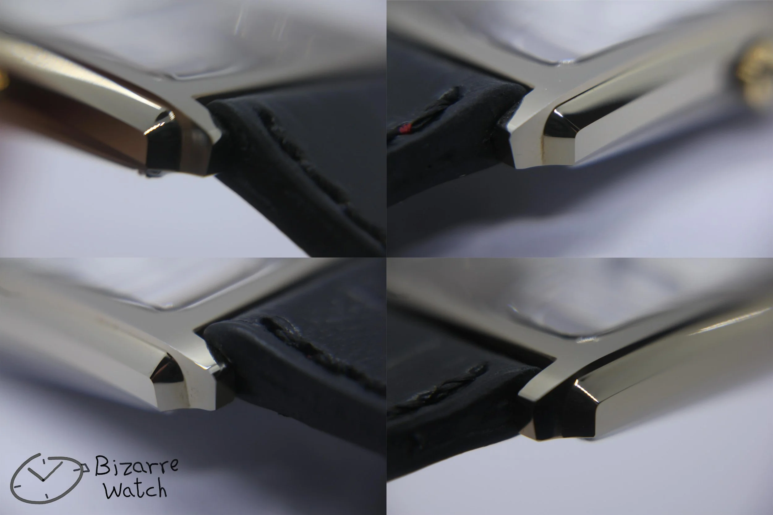 four corners sapphire crystal 160.0394.3 vintage roman numerals date Scratchproof 26mm Rado Diastar Tungsten case Genuine Leather Watch men women unisex bizarre